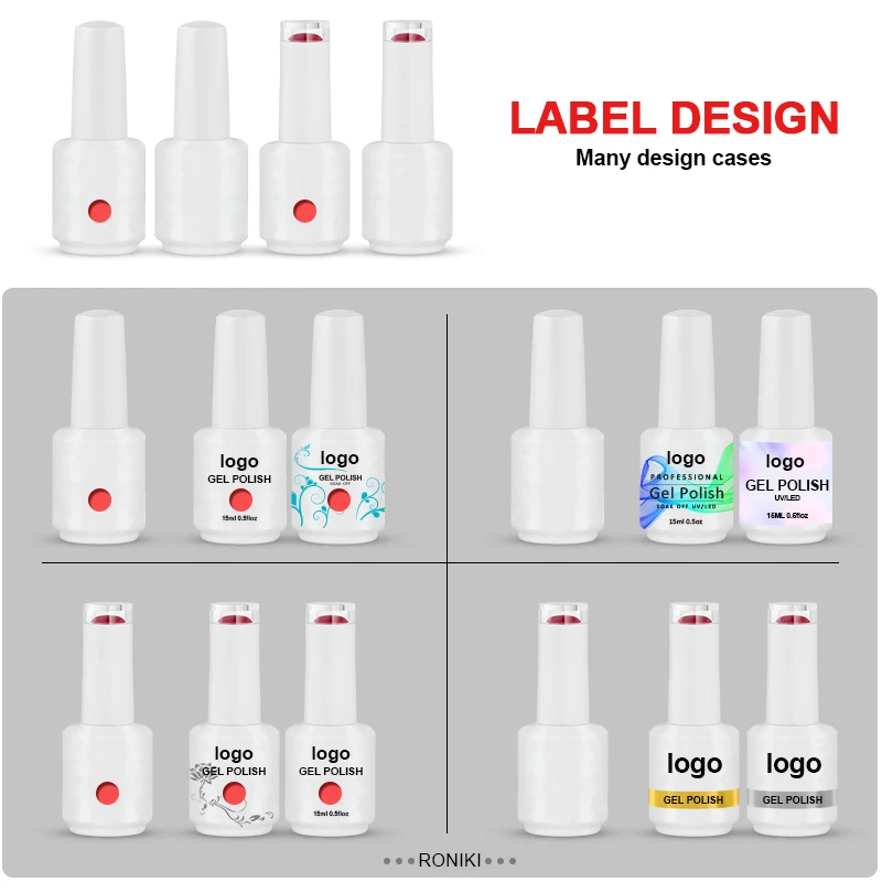 Reflective Glitter Nail Gel Polish Kit UV LED Soak Off Nail Polish Home DIY Manicure Nail Salon Varnish