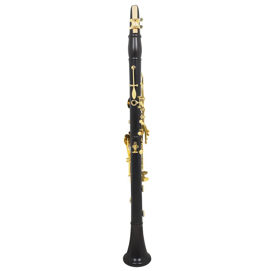 TOP SLADE High-Grade Ebony Bb High Quality White Copper Double Tegulating Tube Configur  Professional Woodwind Gold Key Clarinet