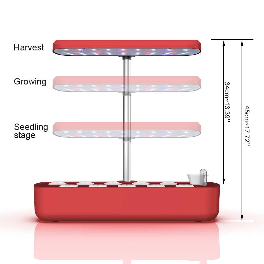 
Indoor mini garden indoor garden led gardening kit 18W indoor growing kit Celesta new red cube smart grower smart planting 