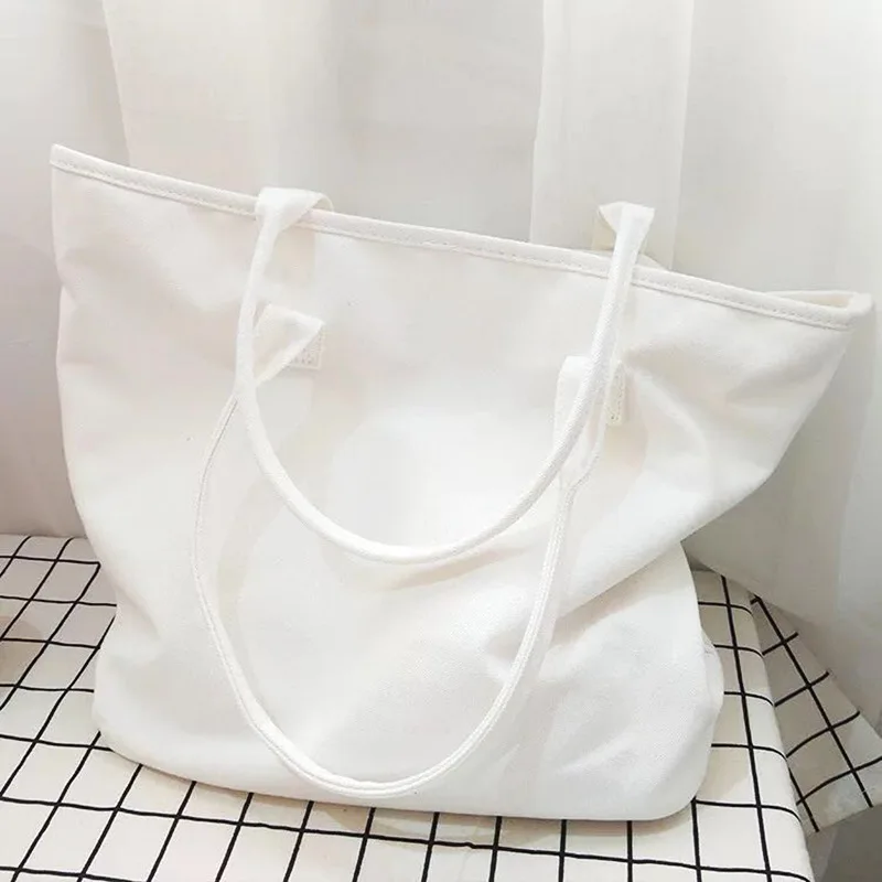 Cotton Shopping Bag Natural Color Tote Ideal For Shopper Printing Or Fabric Painting