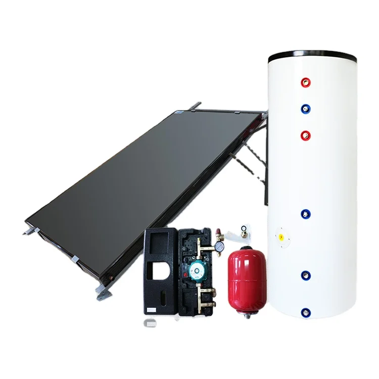 300L  friendly pressure split solar water heater system with heat pipe vacuum glass in rooftop