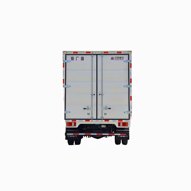 10Ton 15 Ton Howo Truck 4*2 Small Van Trucks Diecel Manual transmission Thickened containers Box Cargo Trucks for Africa Market