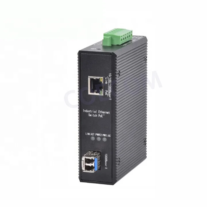 ROHS 10/100/1000M Industrial Ethernet Switch Single Mode LC Fiber Ethernet Switch SFP Port for Fiber Optical Equipment