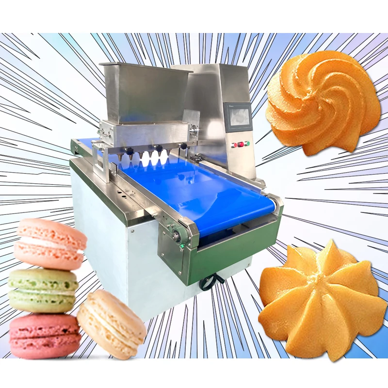 mini cookie making machine Cookie Manual Depositor Biscuit Make Machine for Small Business