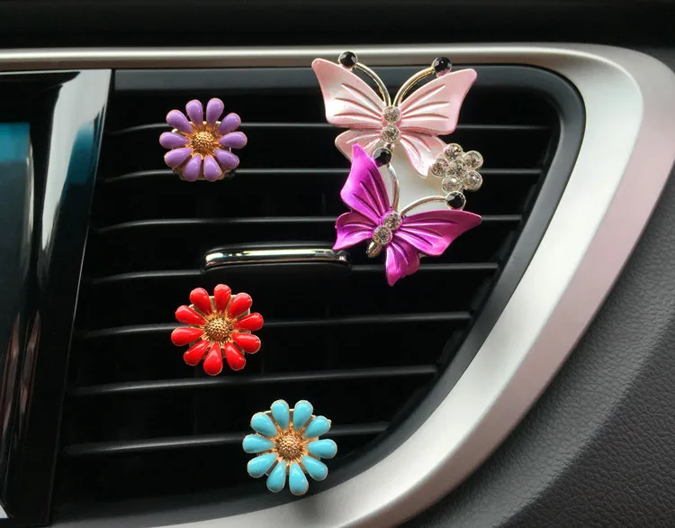 Aromatherapy  butterfly Vent Clip car Air Freshener Car Diffuser