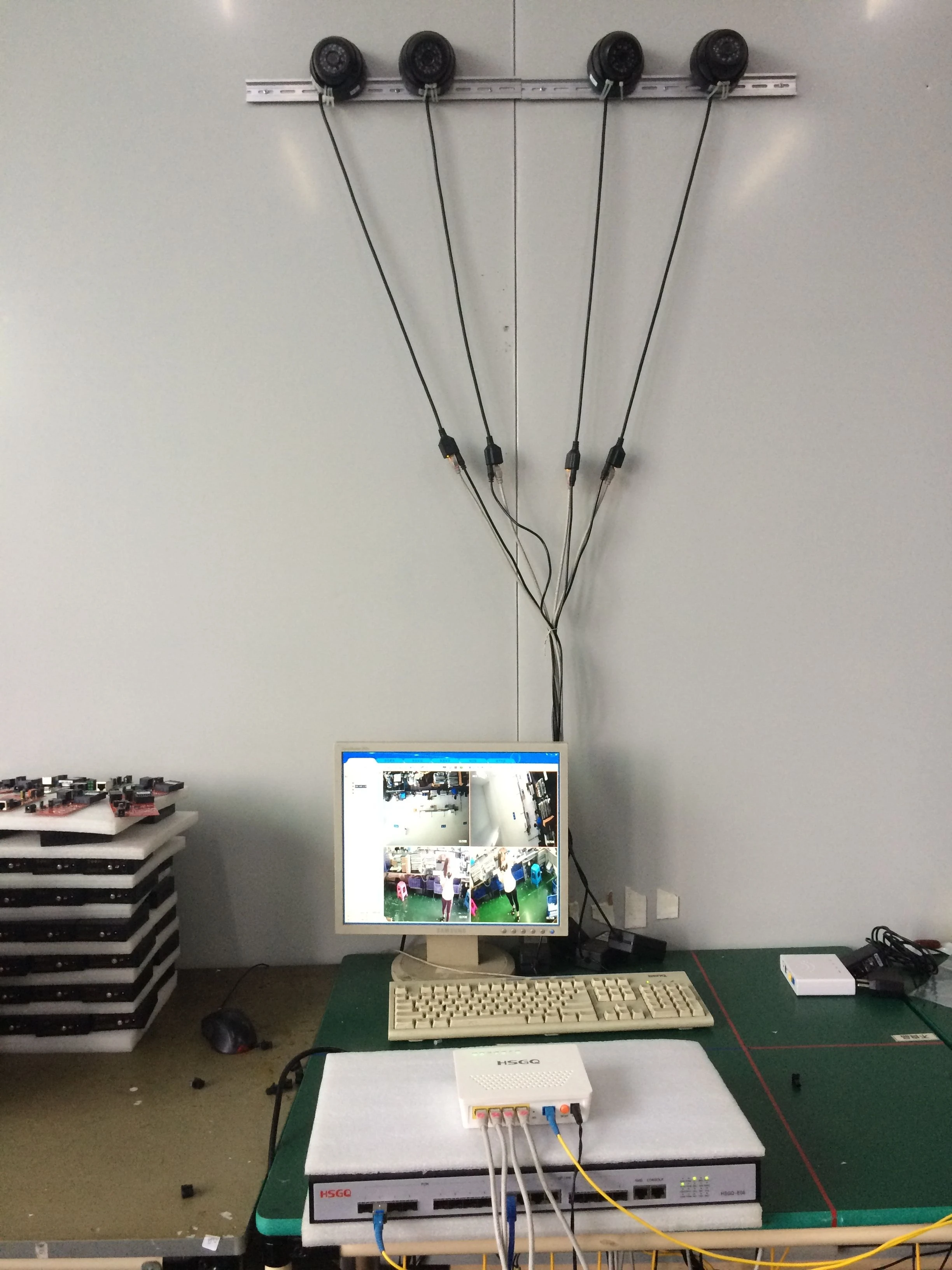 HSGQ-E130 волоконно-Оптическая сеть 1ge + 3fe RJ45 порт блок совместимый OLT один epon