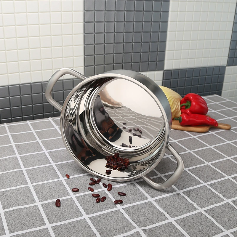 Hot Sale Industrial 9 qt Stainless Steel Non-stick Stock Pot with Lid and Steamer