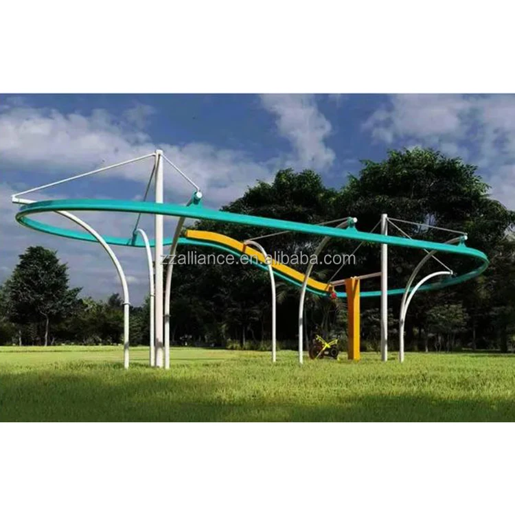 Zip Line Roller coaster Rides Unpowered Pedal Mini Roller Coaster Ride Without Electric