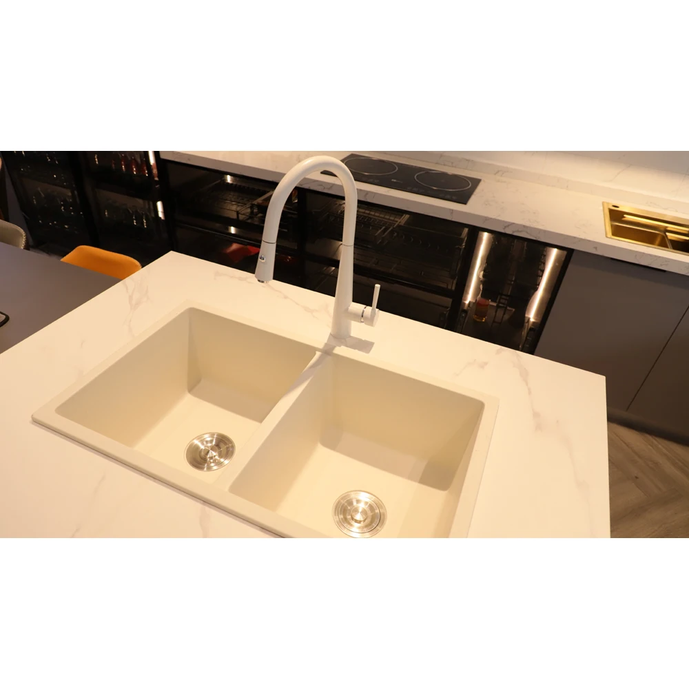 Single Bowl Artificial Granite Sink Quartz Kitchen Sink
