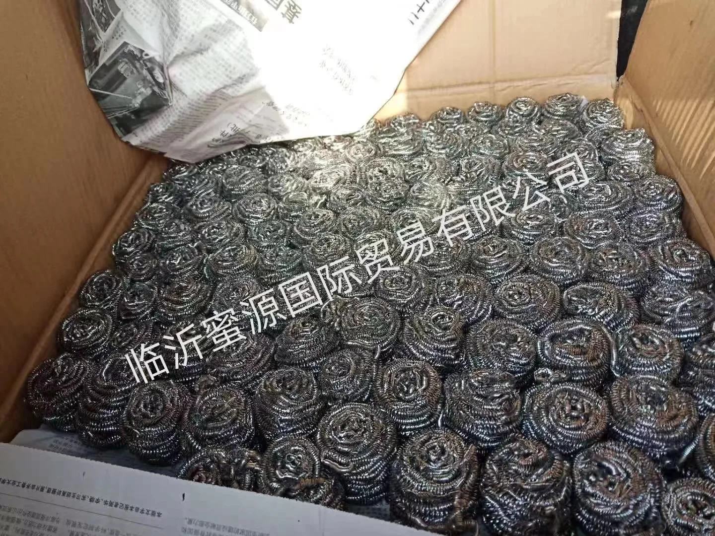 Wholesale Kitchen Steel Mesh Scrubber Galvanized Steel Wool Scrubber Stainless Metal Scourer Sponge
