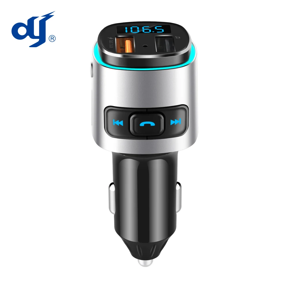  Горячая Распродажа BC41 быстрое зарядное устройство с двумя USB QC3.0 автомобильный адаптер Bluetooth комплект громкой связи со светодиодными