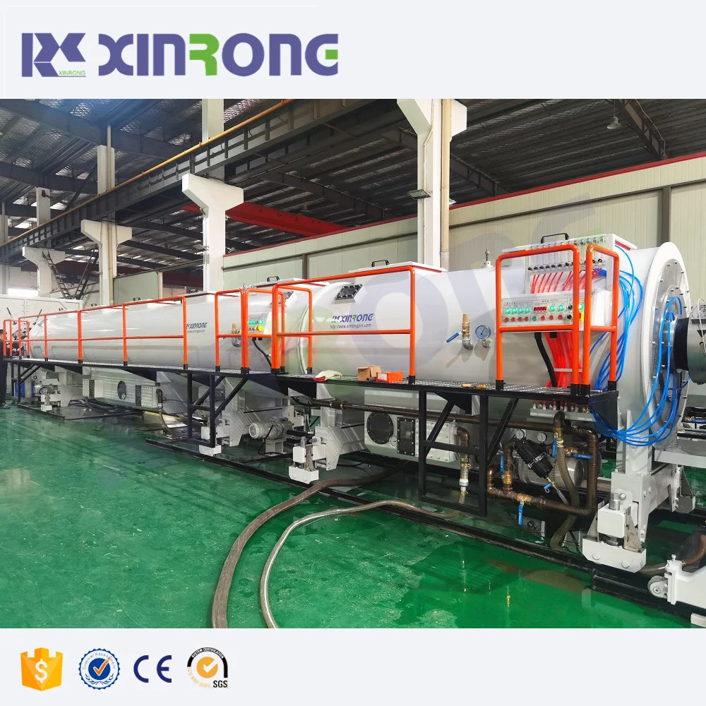 Xinrongplas running smoothly equipment pe pipe extrusion production making machine line