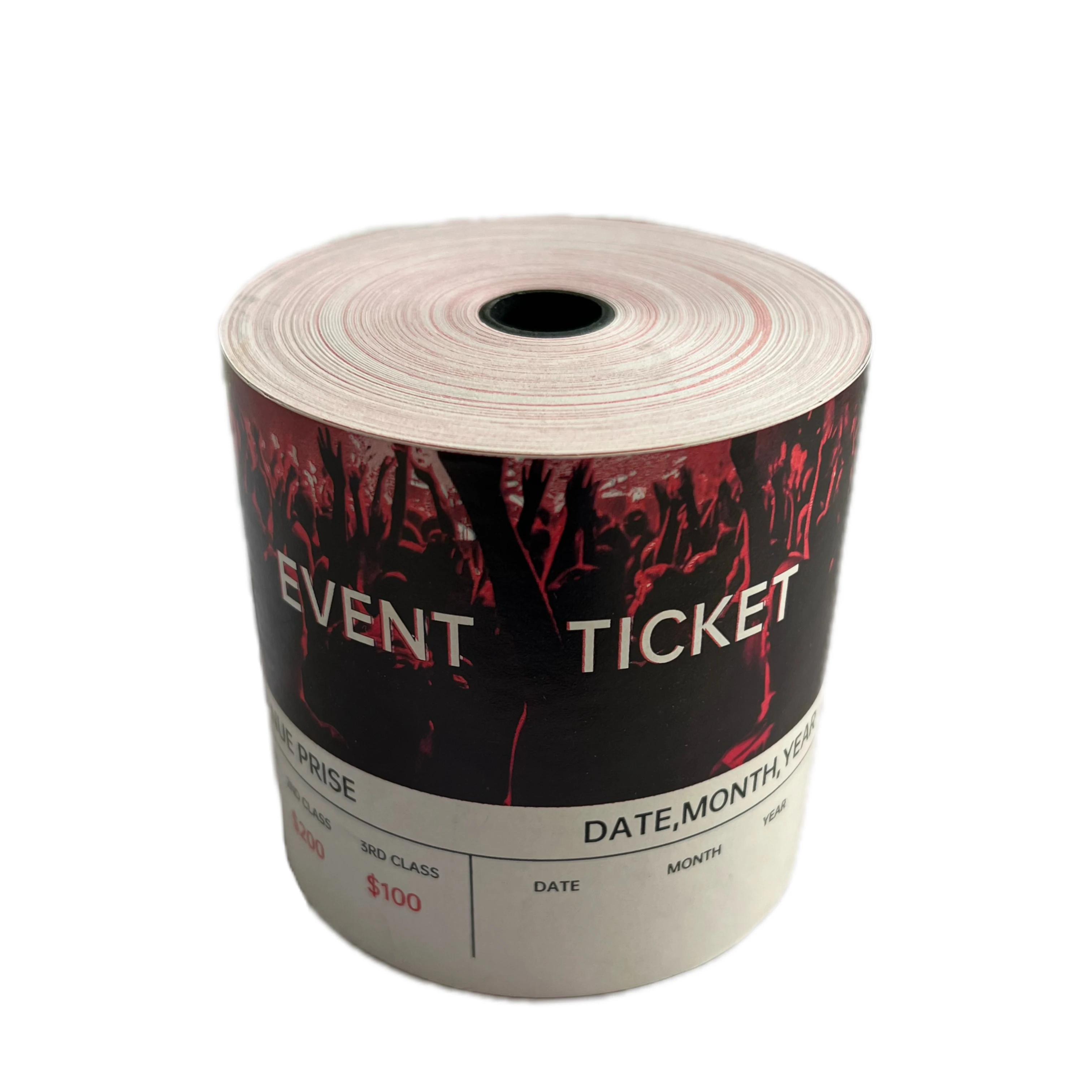 Custom Voucher Cash Coupon Admission Entrance Tickets Thermal Paper Ticket Rolls