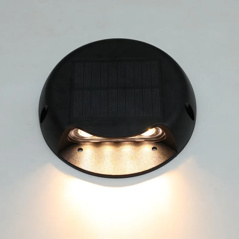  Luces Светодиодные солнечные все в одном фонари для газона садовые IP65 Водонепроницаемый тротуар 5