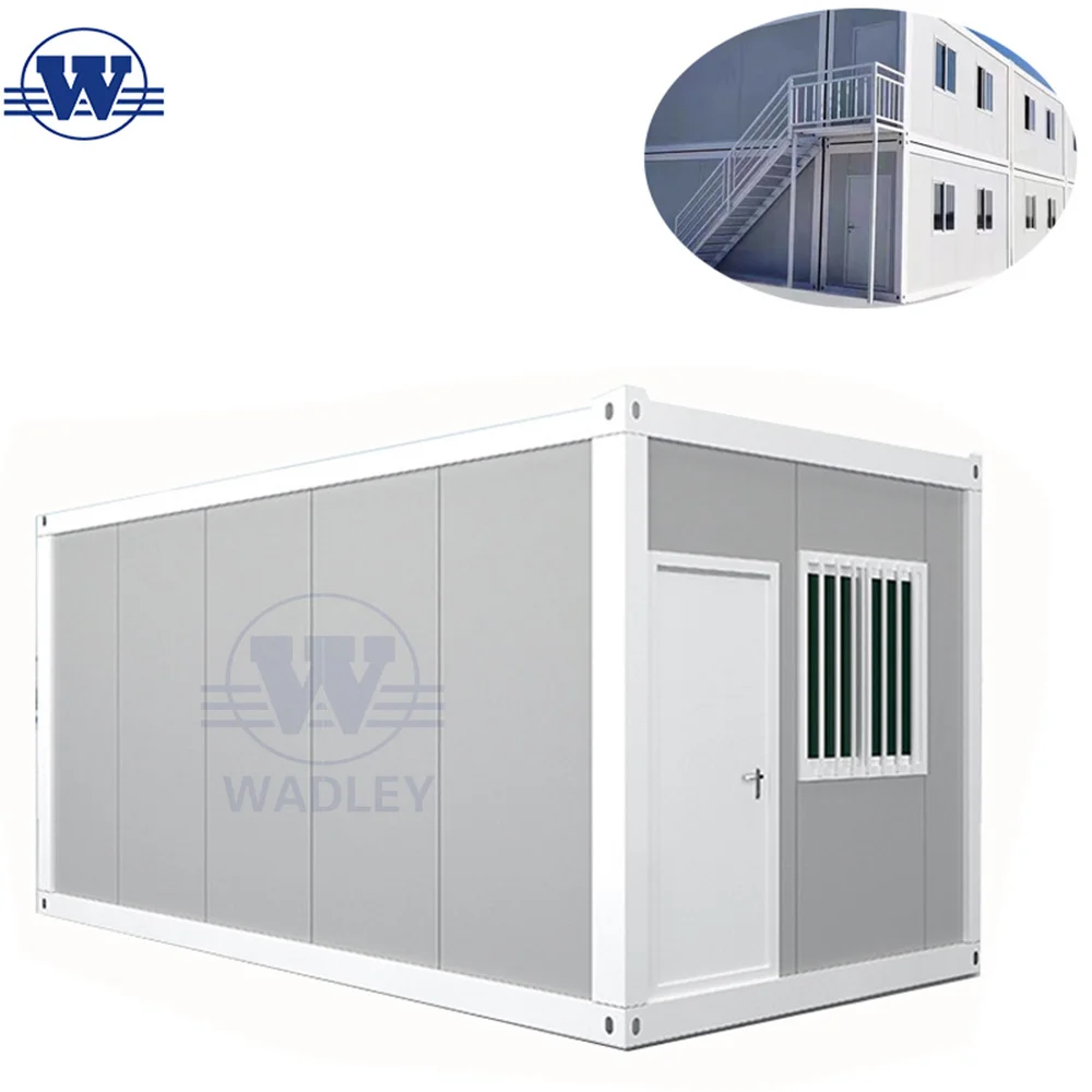 Fast Build 20ft Luxury Modern Prefabricated Mobile Prefab Camp Space Capsule Container House