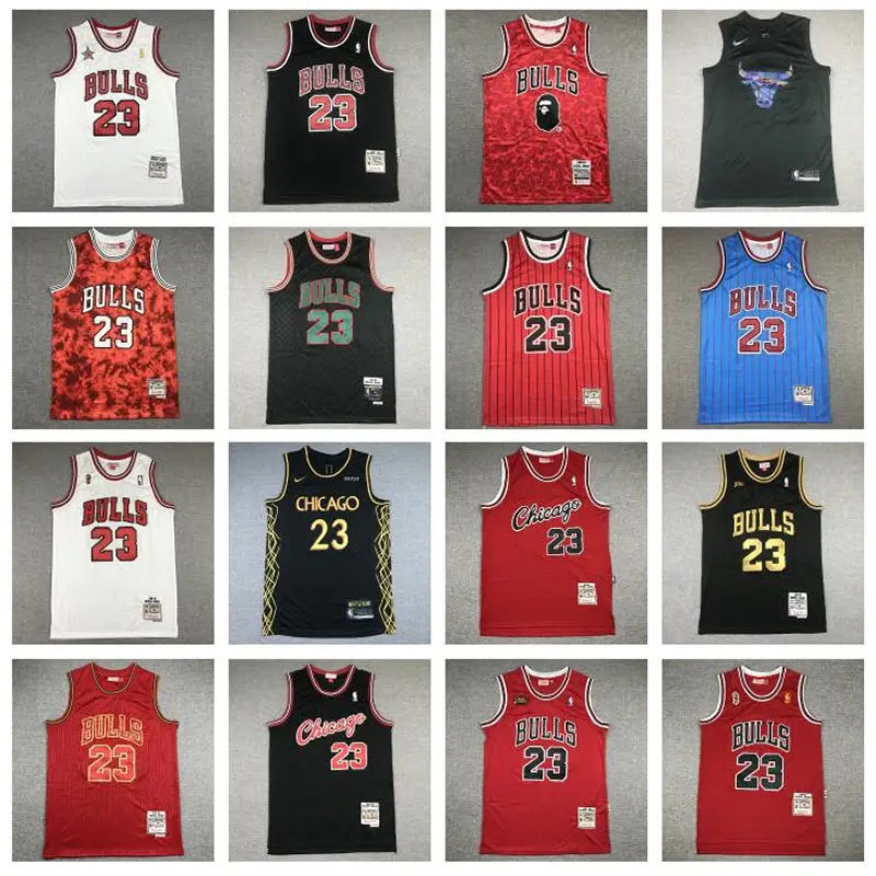 Different Styles All-star Mens Basketball Jersey Chicago City Bulls Jersey Bulls #23 Michael Jordan Basketball Jerseys