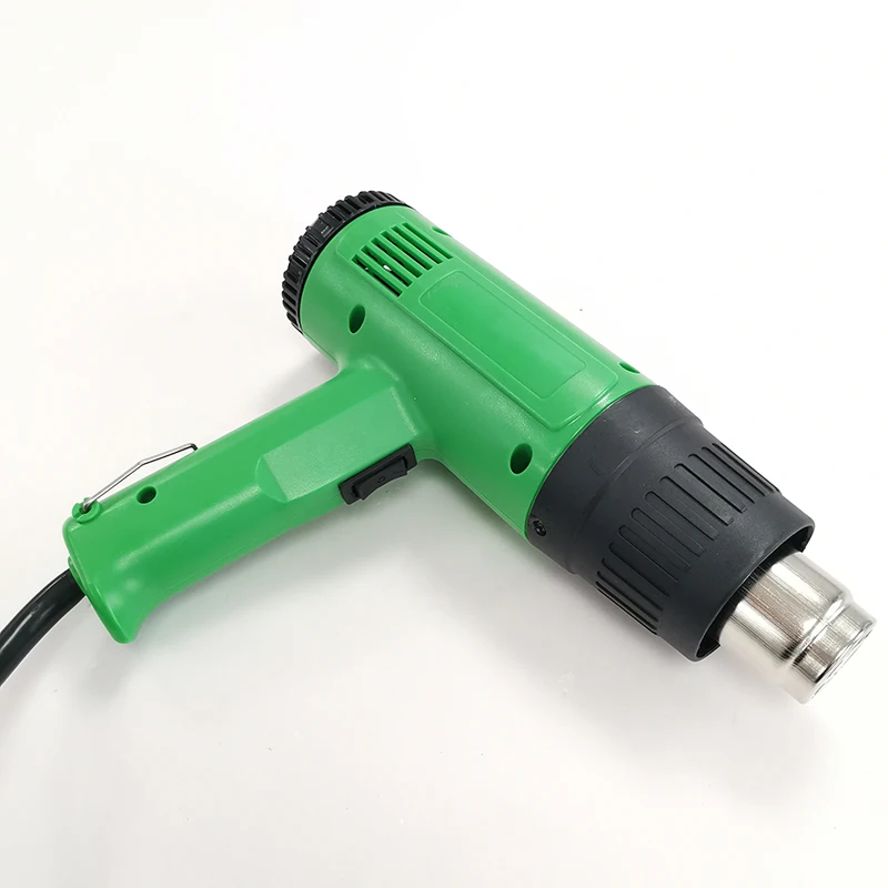Maquina de pistola de calor con soplador de aire caliente retractil de 1500W
