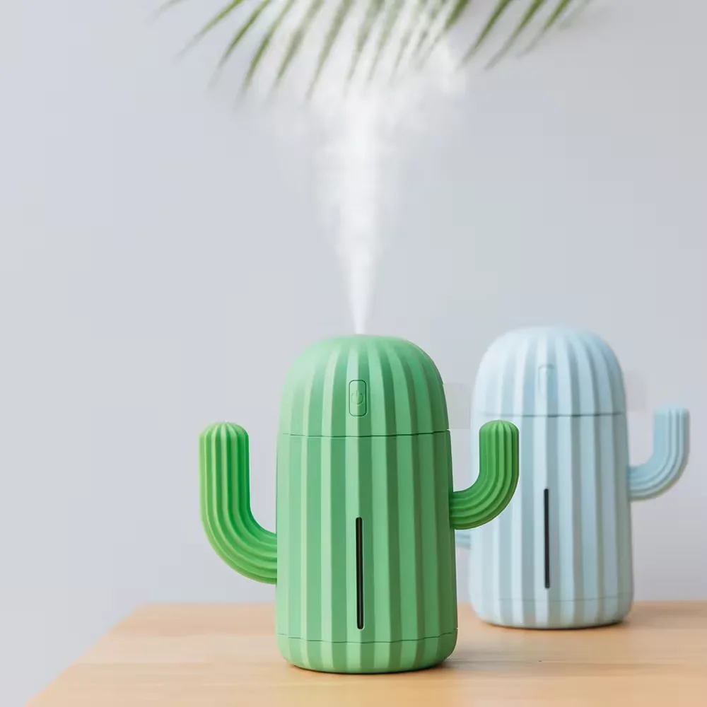 USB mini cactus spray humidifier portable charging water replenishing air purifier Japanese and Korean gift customization