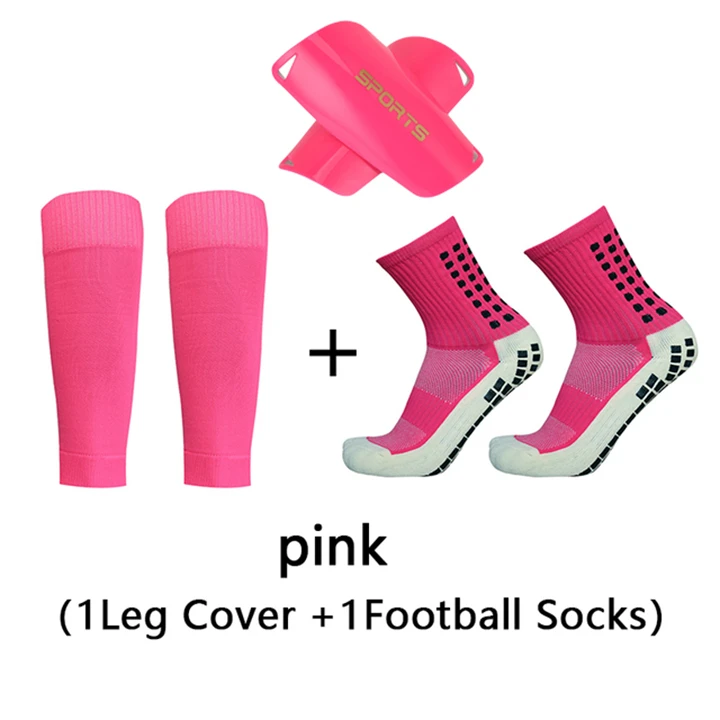 Custom A Set Hight Elasticity Soccer Shin Guard Sleeves Adults Soccer Pads Anti-Slip Socks Legging Cover Sports Protective Gear