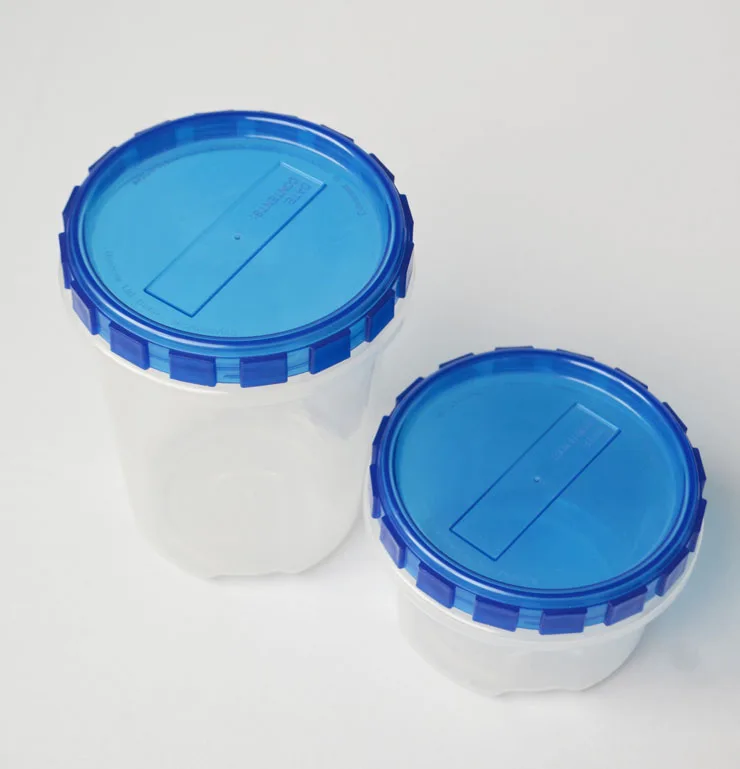 reusable airtight waterproof food grade plastic storage box for candy cookie nuts injection round pp tub with twist lid