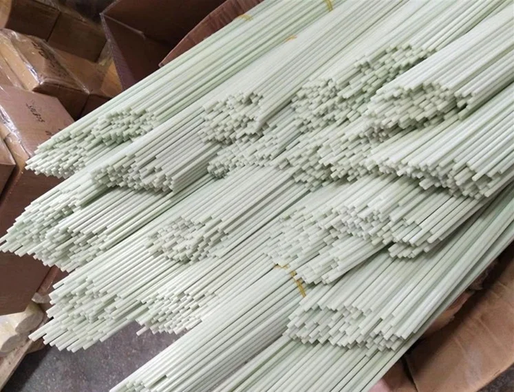 Dongguan Sanchuang 2MM Diameter white or natural white FRP Pultrusion Fibre Glass Rod