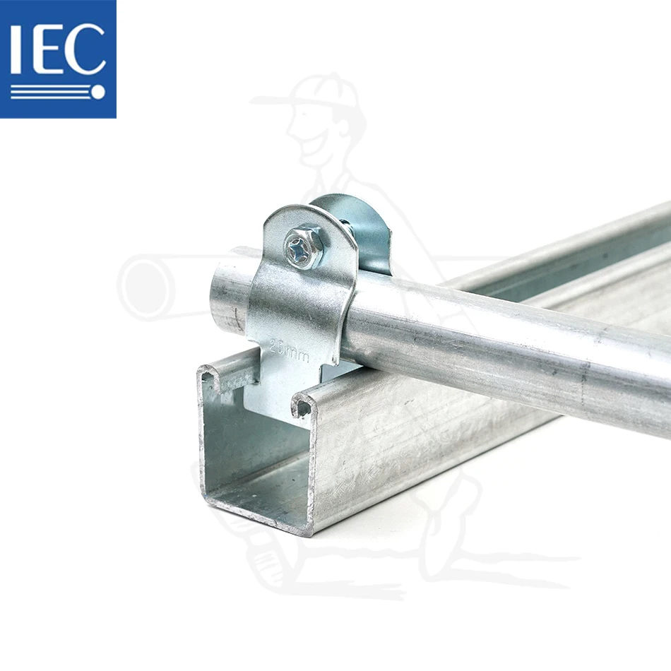 Abrazadera Strut RUC con perno Electrogalvanizada 20mm-110mm