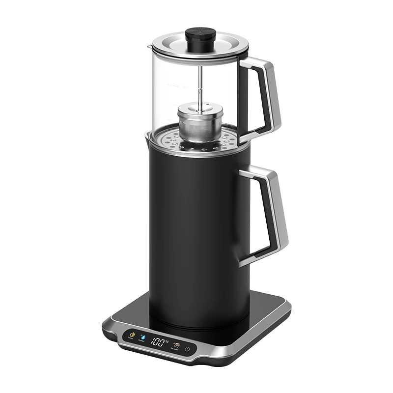 Hotsy 2.7L Home Appliances Turkish Tea Maker Glass Samovar Portable Modern Electric Kettle Tray Coffee And Tea Maker Machine