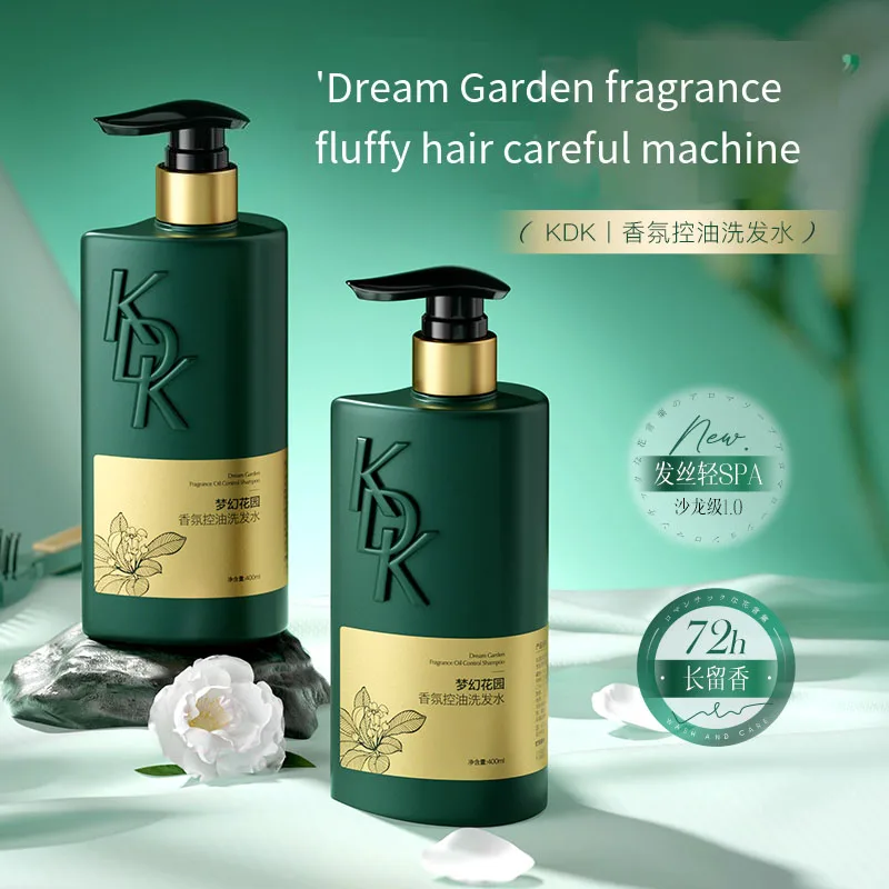 Private Label Hair Care Damage Repair Fluffy Oil Control Anti-Dandruff Shampoo For Everyday Home Use 400ml