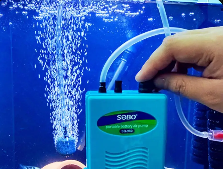 Sobo Wireless 1.5W AC Electric Fishing Aerator Battery Operated Aquarium Air Pump
