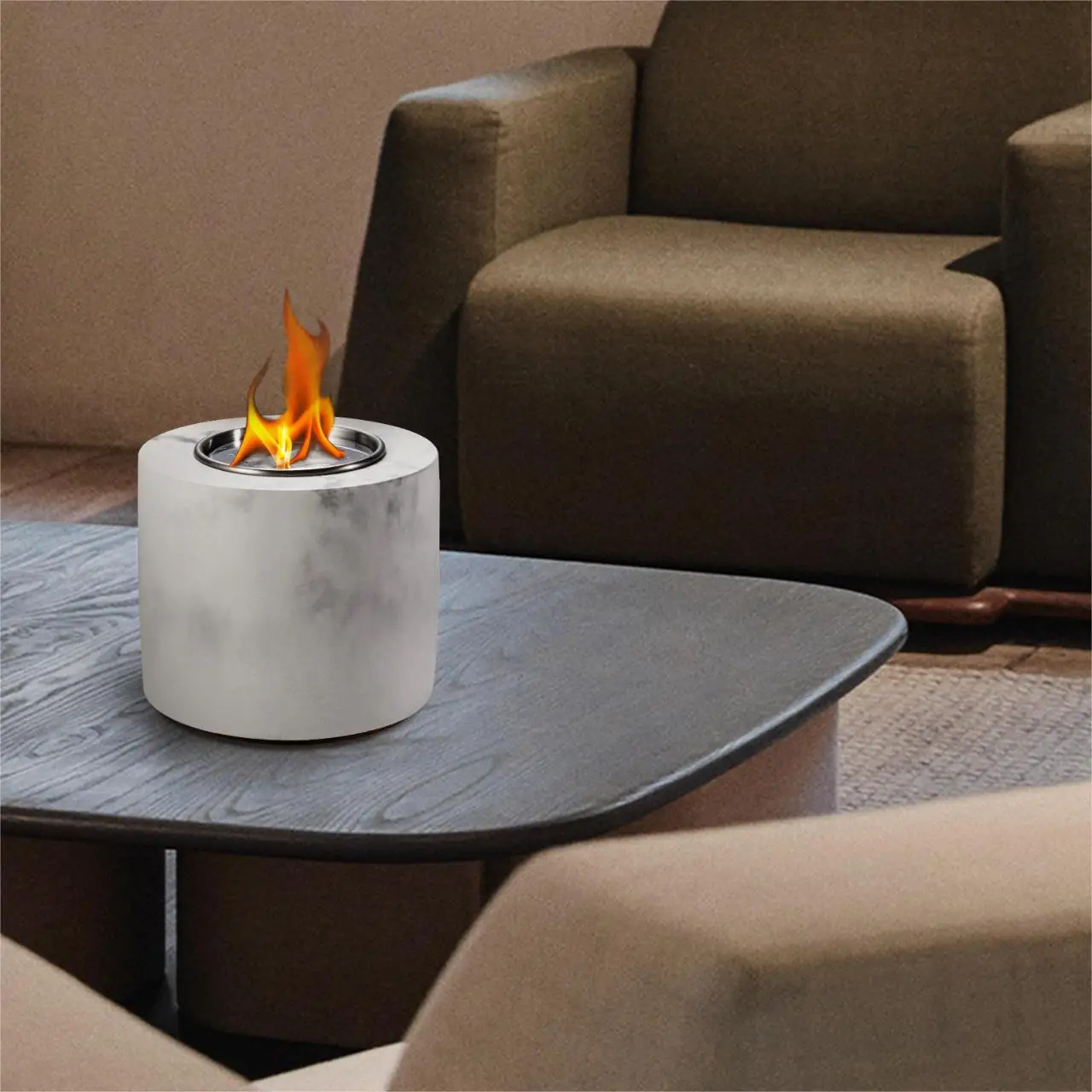 Factory Sale Fire Bowl Outdoor Patio Firepit Ventless Fireplace Wholesale Portable Smokeless Indoor Bio Ethanol Modern Fire Pit