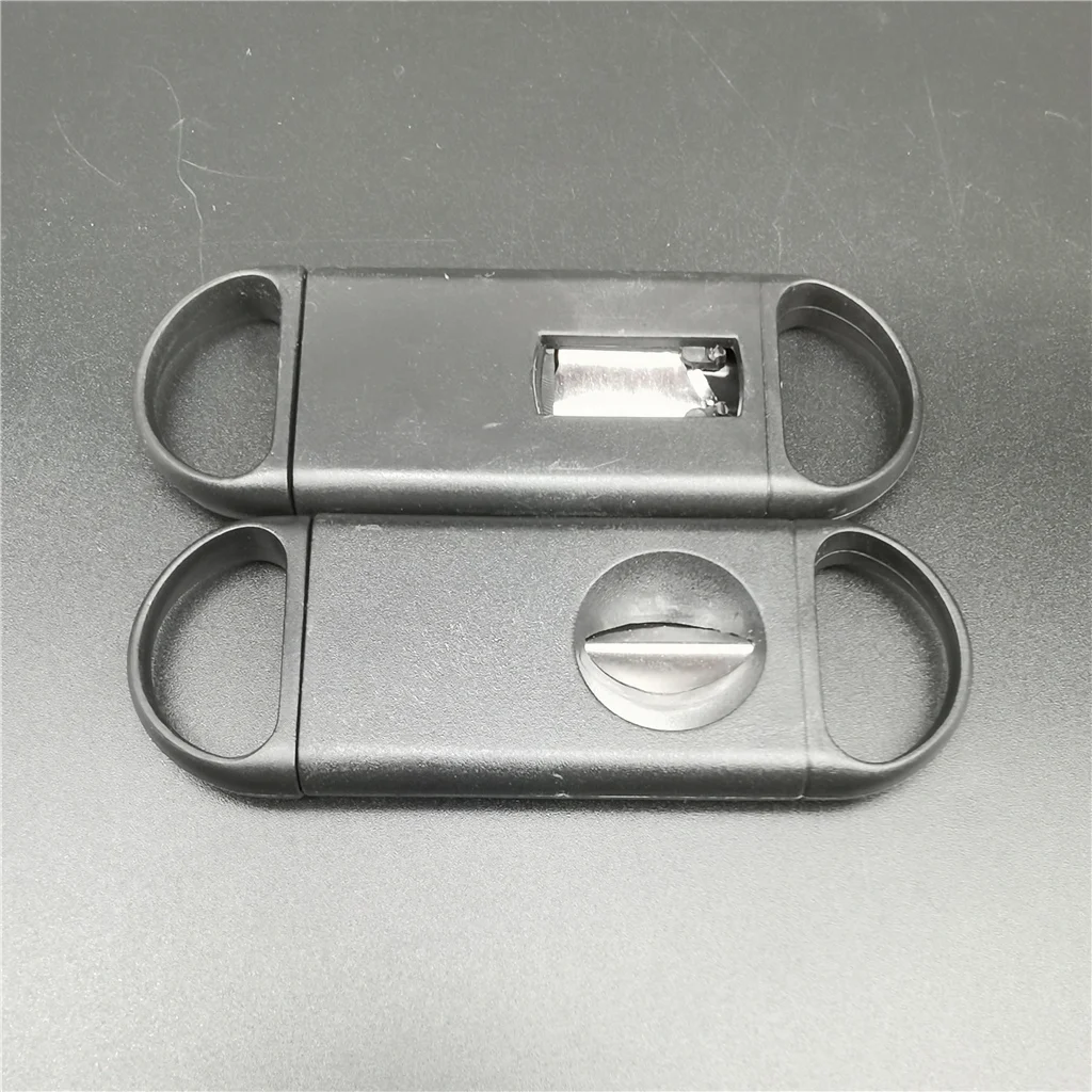 Hot plastic cheap single blade custom logo novelty premium gift metal luxury customized v cut guillotine cigar scissor cutter