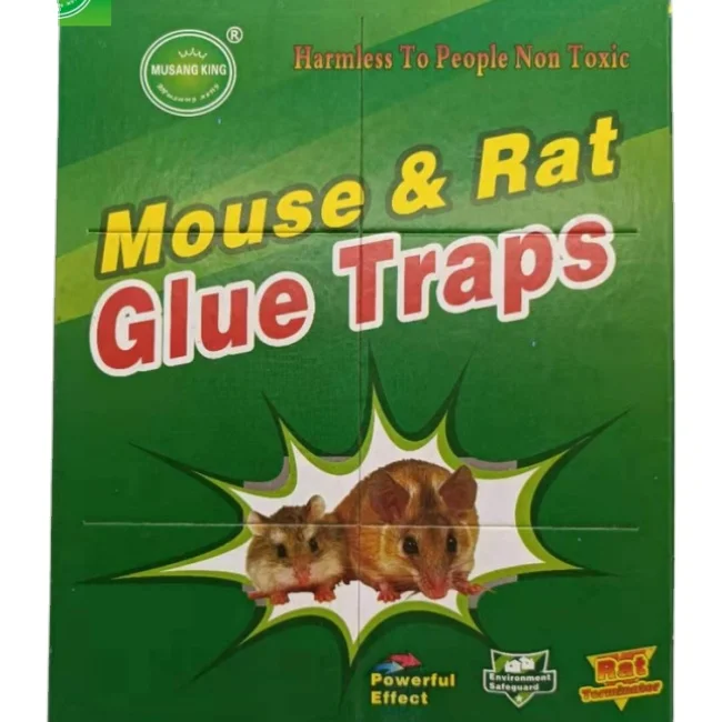 NO.2 Mouse Rat Glue Trap Manufacturer Rat Glue Board ODM OEM Mouse Glue Board Electric Trap of Economic Mice 100pcs/ctn Packing