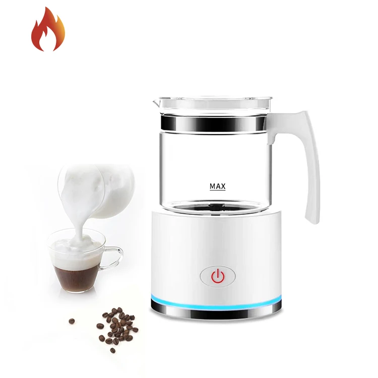 Portable Automatic Household Glass 12V Milk Frother Battery Cappuccino Espresso Coffee Electric Milk Frother Machine