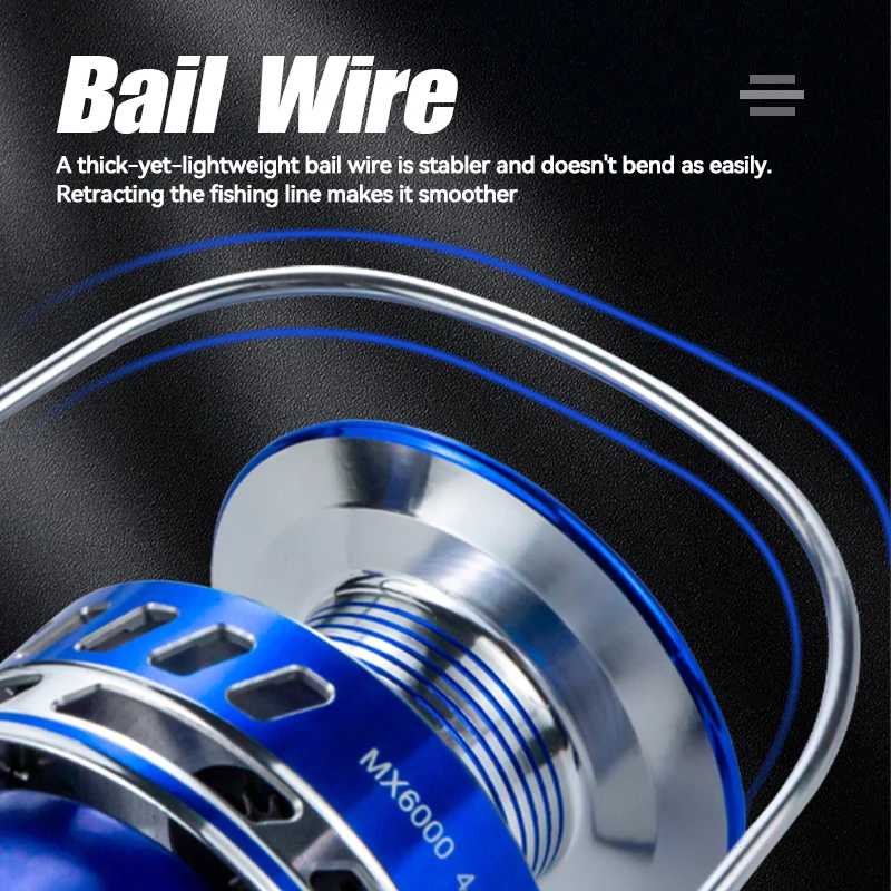 Saltwater Jigging Fishing 4.7:1 Gear Ratio 6+1 Ball Bearing CNC Metal Rocker Arm Sea Fishing Trolling Boat Spinning Reel