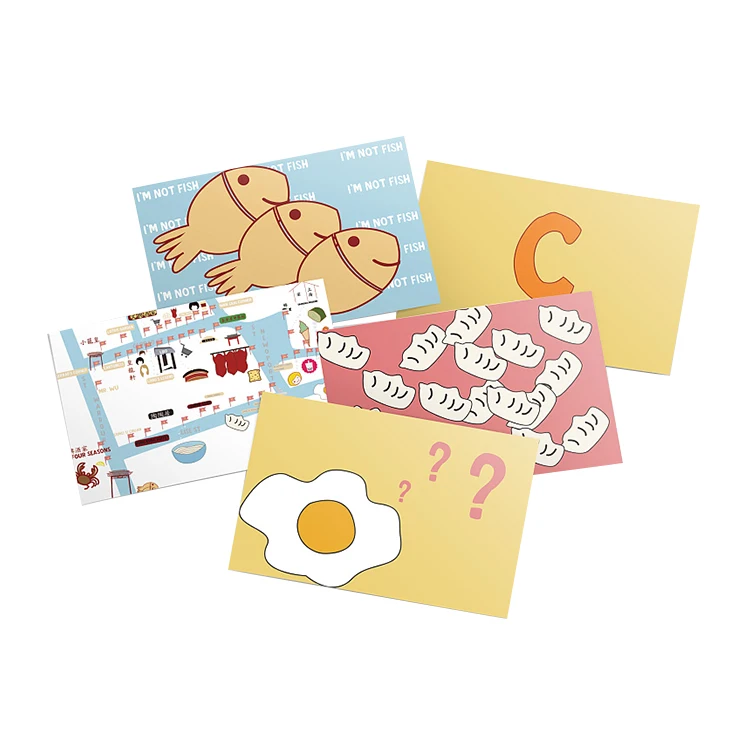 free sample Professional custom postcard thank you card custom printing