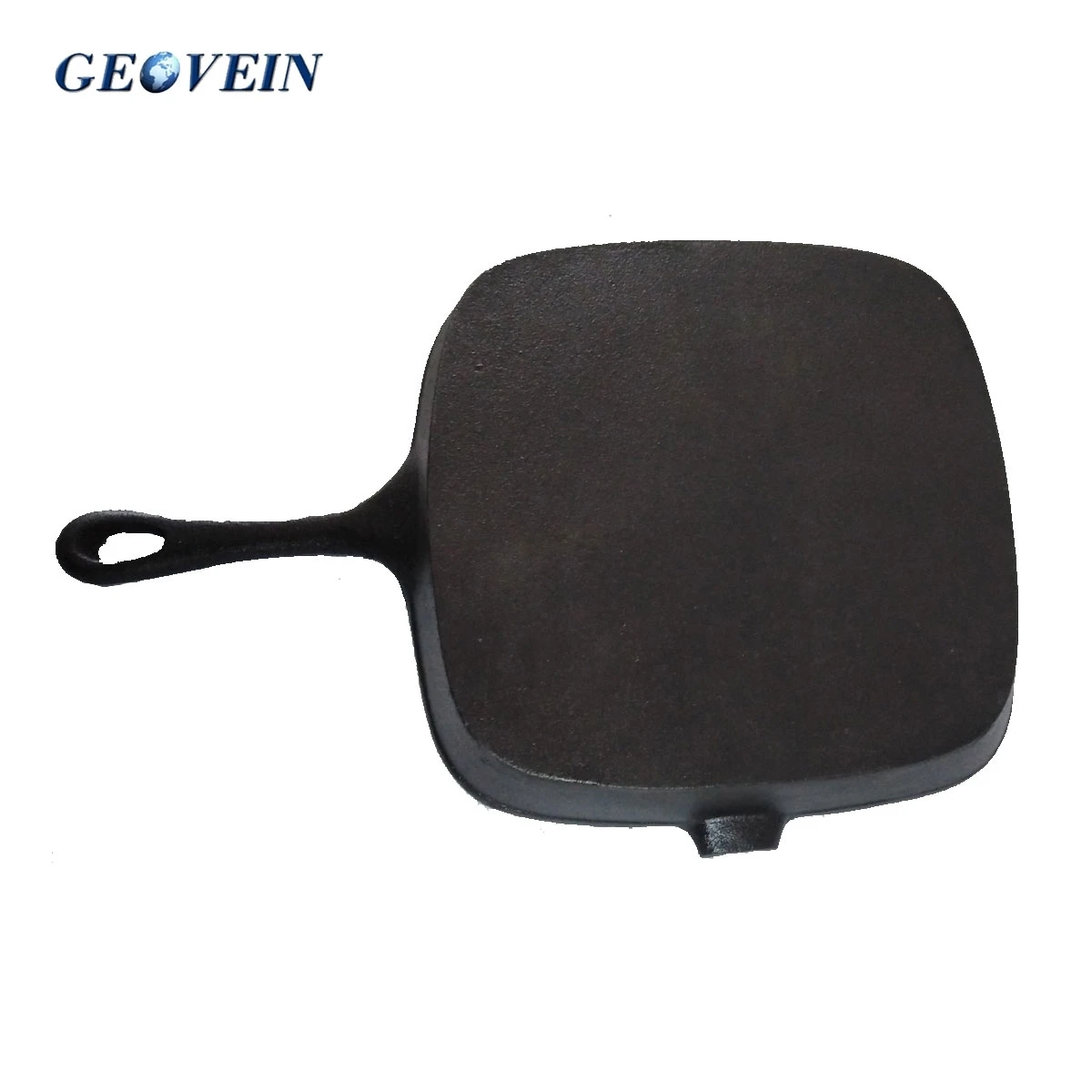 Wholesale price non-stick skillet square cast iron frying grill pan