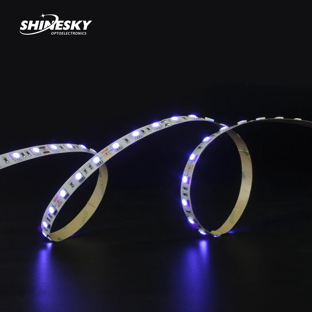 Заводская цена для SMD 5050 60 светодиодов/м 120 высокой яркости Высокая эффективность более 70 лм/Вт светодиодные полосы света