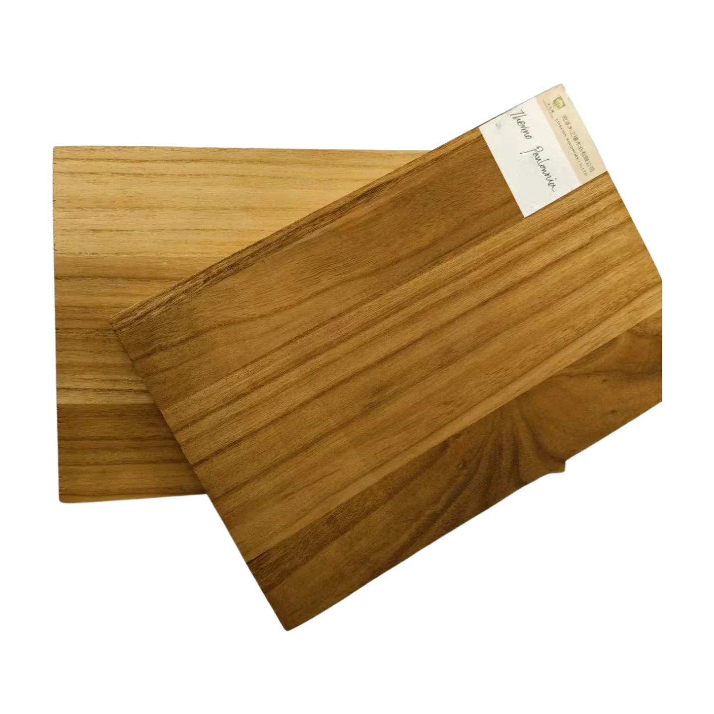 Custom carbonized paulownia solid wood China factory price buy paulownia wood board AA grade thermo paulownia wood decor