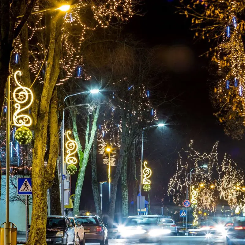 IP65 Landscape Outdoor decoration Christmas tree Sculpture IP65 street Garden pole motif light
