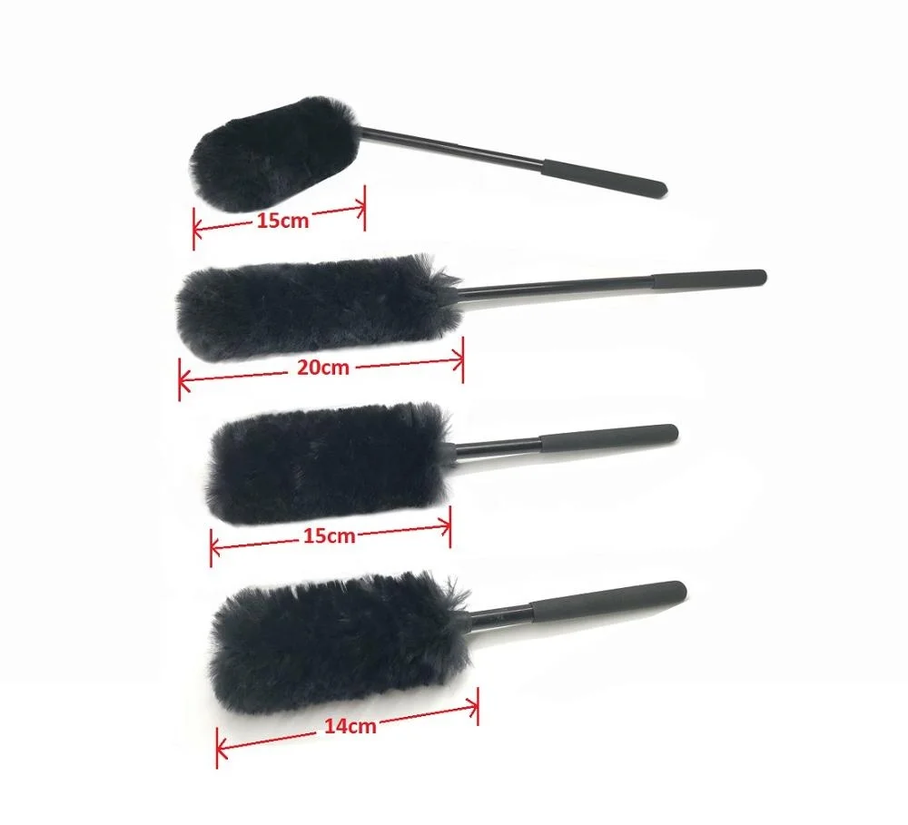Ультра-мягкие колеса шерстяные кисти для макияжа (набор из 4 шт.) колесо Woolies