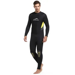 New One-Piece Neoprene 3MM Diving Suit Long Sleeve Men Women Wetsuit Prevent Jellyfish Snorkeling Suit