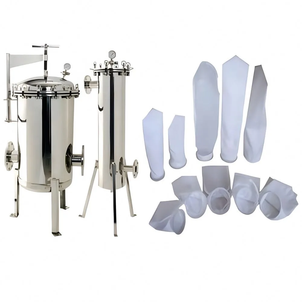 Wine Liquid Juice Oil Filtration Equipment Stainless Steel Industrial Filter Signal Bag Housing Filtering Machine Cartridge