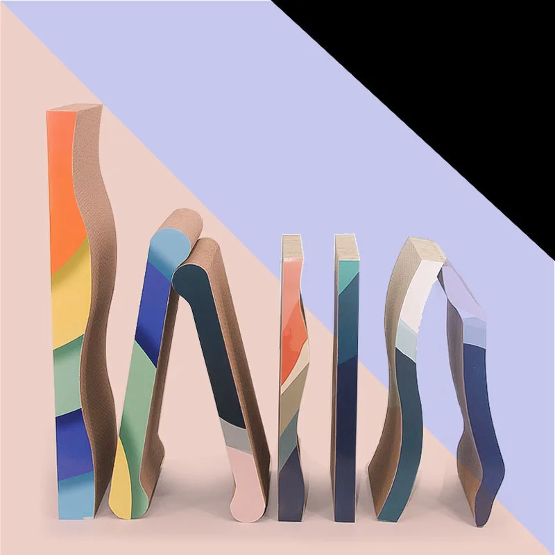 Cat Toys New Shape Claw Sharpener Large Wear-resistant Corrugated Paper Cat Claw Board High Quality Cat Scratching Board