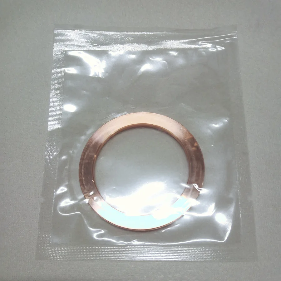 HANA ISO CF125 CF150 oxygen-free copper Gasket 2.2mm thickness flange copper ring customized copper ring