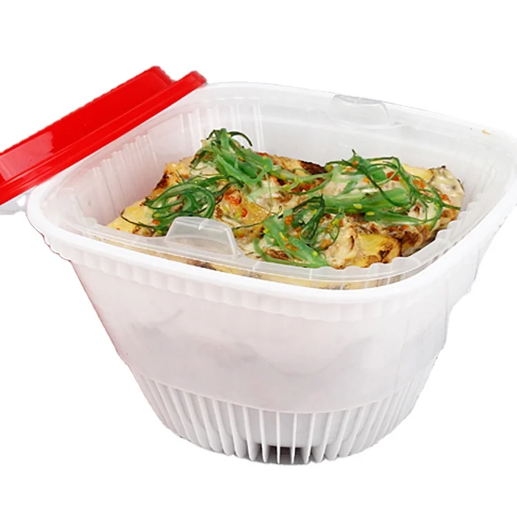Reusable takeaway food containers microwave safe plastic take out containers with lids