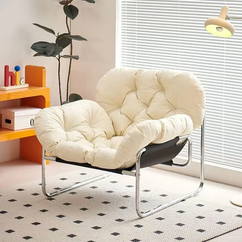 High Quality Nordic Leisure Chair  Swivel Table Chairs Set Modern Living Room Recliner Medieval Design Lazy Chair for Relax