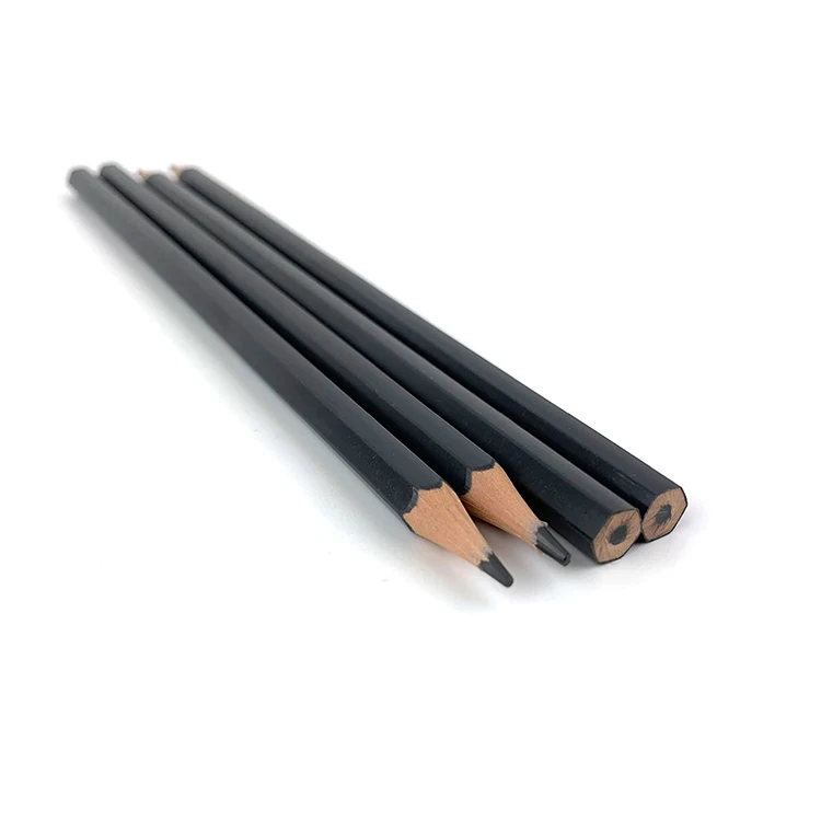 Custom Kids Drawing 7 Inch Plastic Black Graphite HB Pencil without Eraser