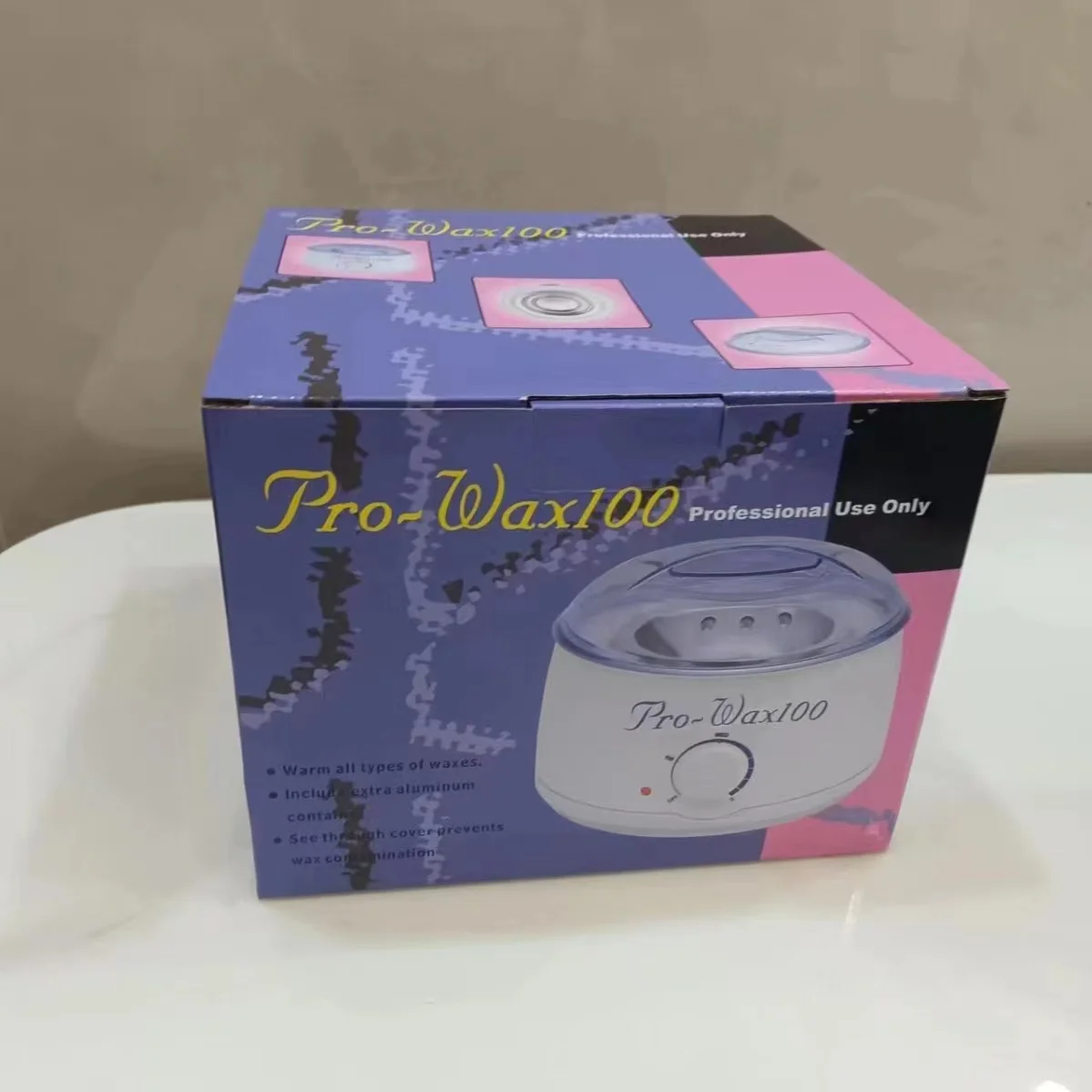 Wax Heater Warmer Machine for Hair Removal Depilation Wax Dipping Epilator Paraffin Pot and Wood Sticks Kit