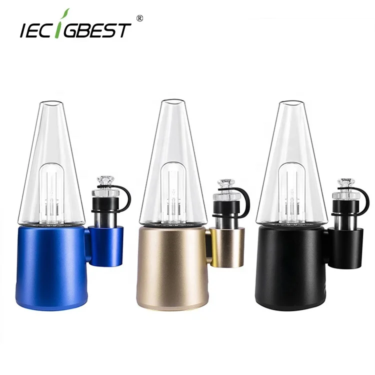 
2021 Large Portable Dab Rig 4000mAh TOBOR Smart Hand-held Portable e-Rig Glass Water Bubbler Wax Shatter Dab Rig 