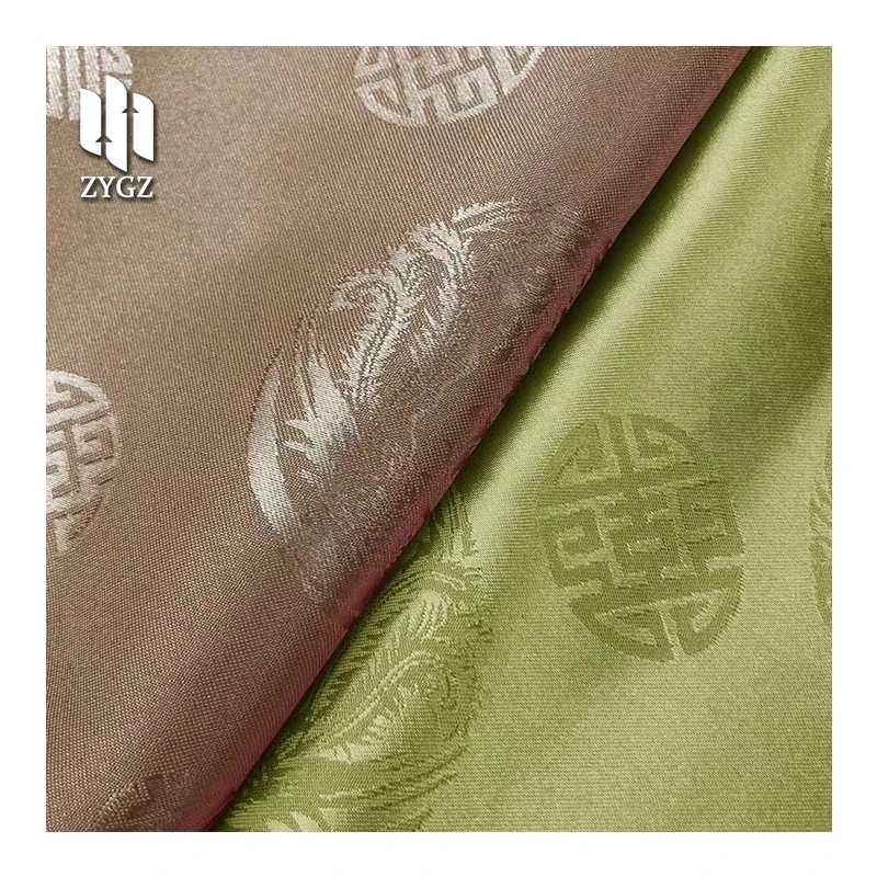 Wholesale High Quality 100% Polyester Smooth Soft Touch Feeling Satin Jacquard Fabric for Women Clothing Dress Garments